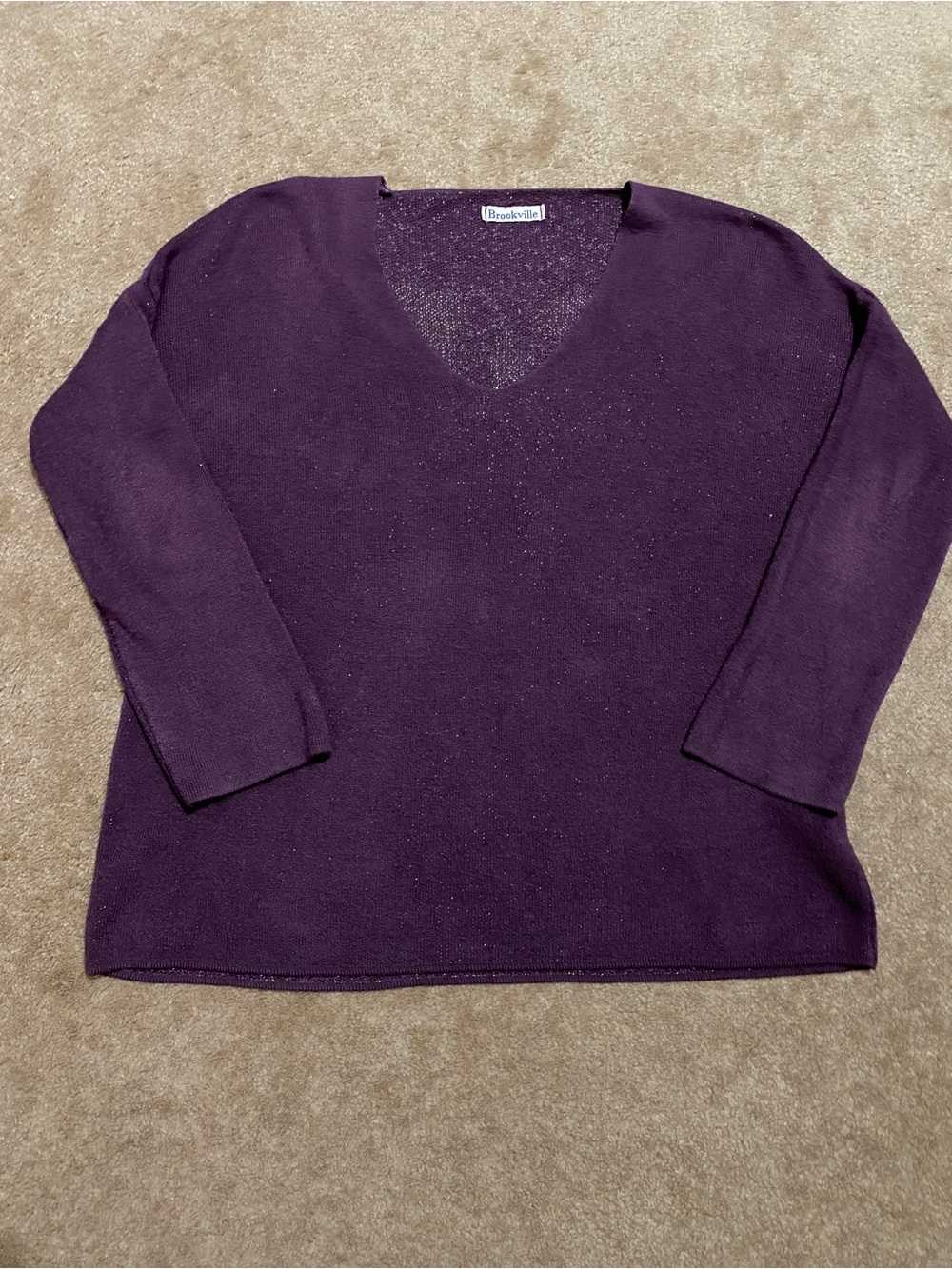 Brookeville Women’s Purple Sweater - Size S/M